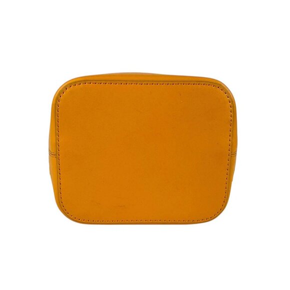 FENDI Mon Tresor Mini Shoulder Bag Handbag Orange Leather/Mesh - Picture 4 of 14